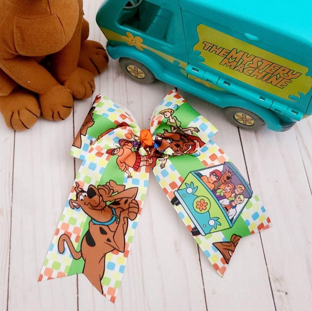 Scooby doo cheer bow